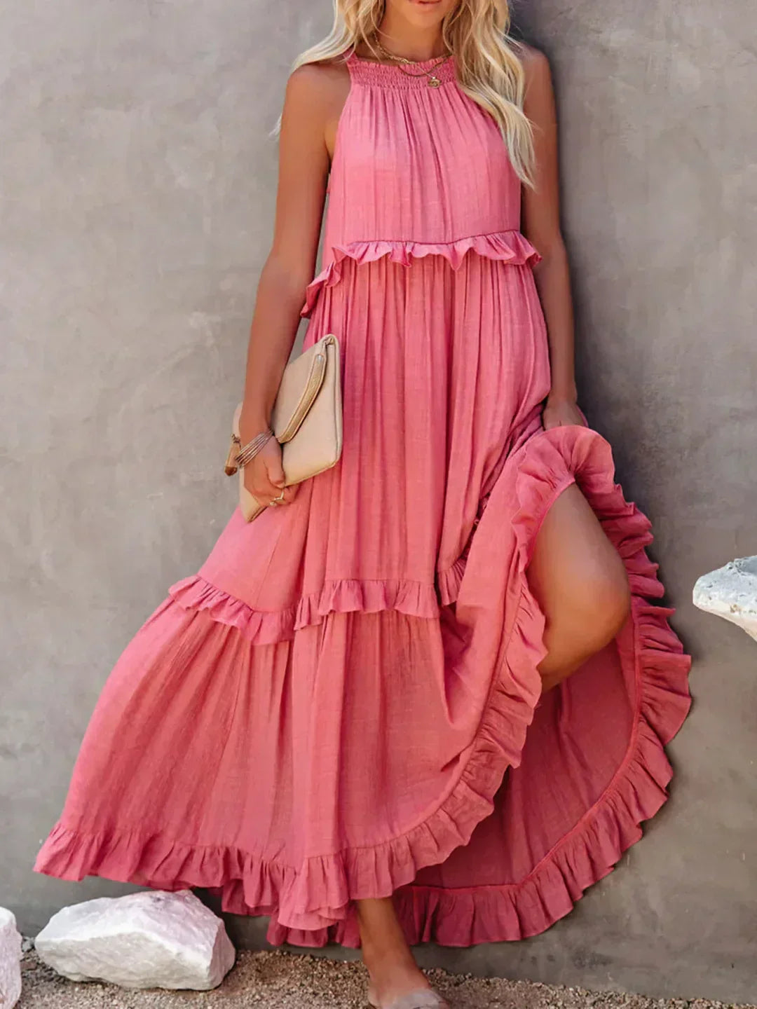 Dylilah | Kleid mit Rüschensaum