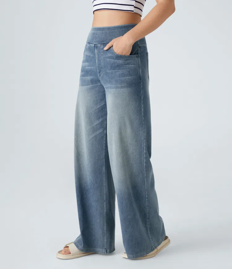 Lykke | Hohe Taille Stretchjeans