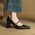 Marleon Leder Riemchen Pumps