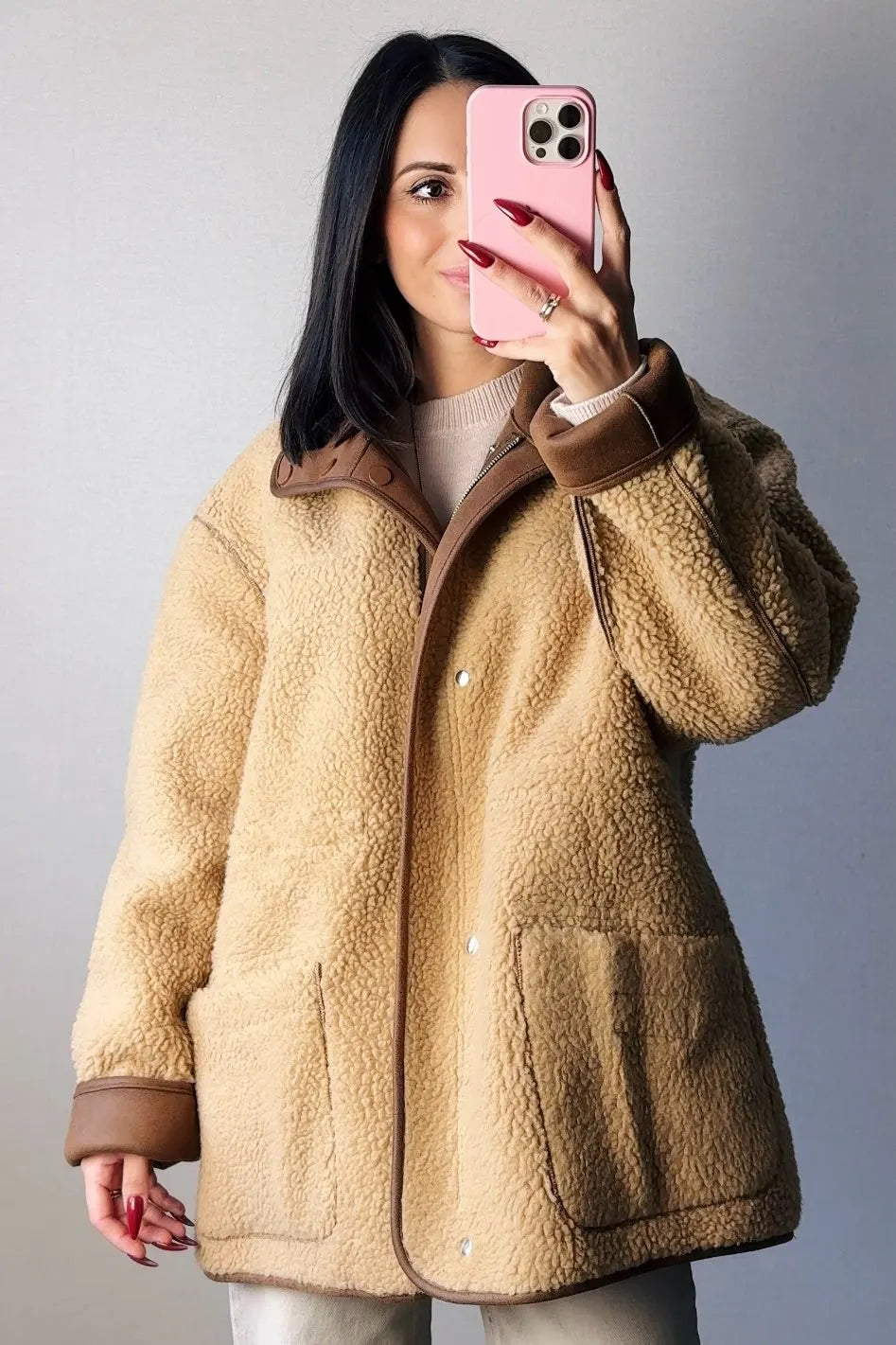 Dagny | Zeitgemäße Doppelknopf-Winterjacke