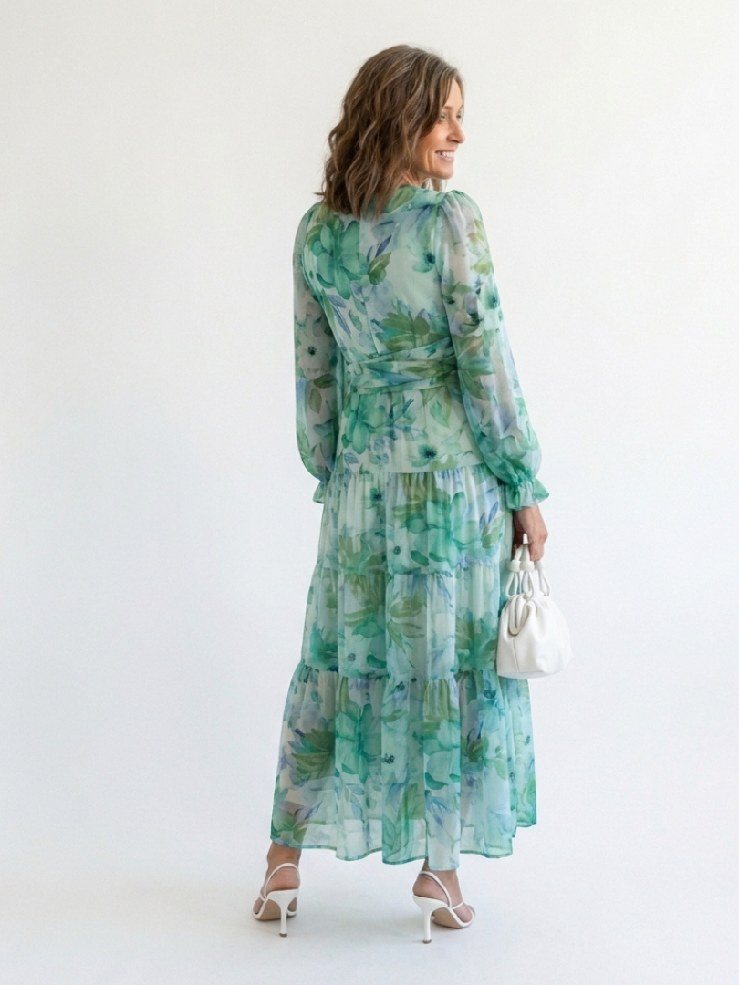 ALTHEA | FLORAL MAXI-KLEID