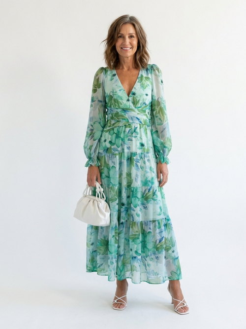 ALTHEA | FLORAL MAXI-KLEID