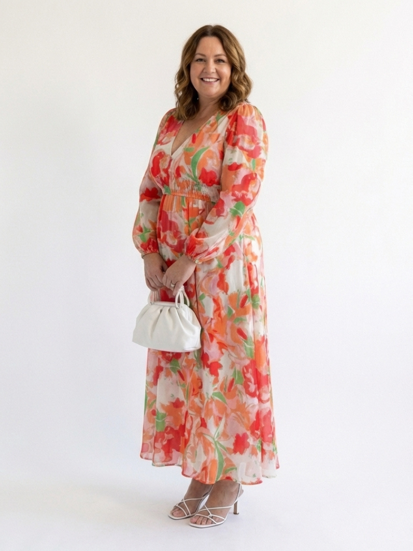 ALTHEA | FLORAL MAXI-KLEID