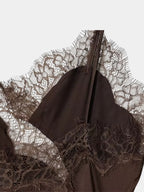 Amelie™ | Asymmetrisches Spitzen-Minikleid