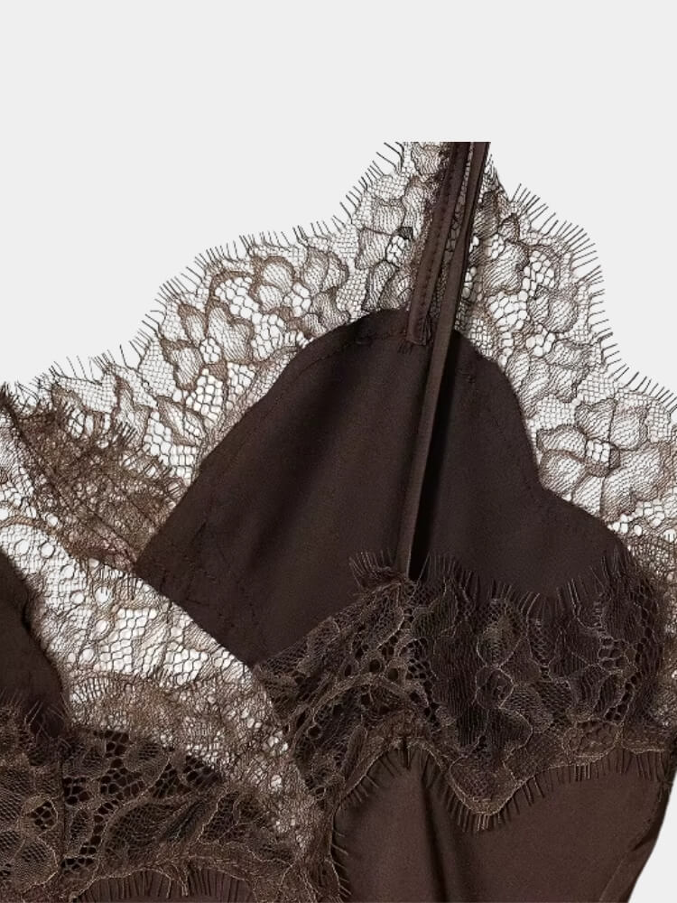 Amelie™ | Asymmetrisches Spitzen-Minikleid