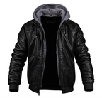 Jonathan | Hochwertige Kunstleder Winterjacke