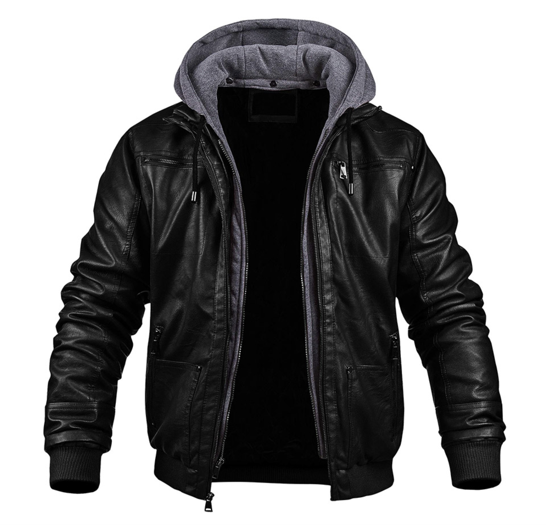 Jonathan | Hochwertige Kunstleder Winterjacke