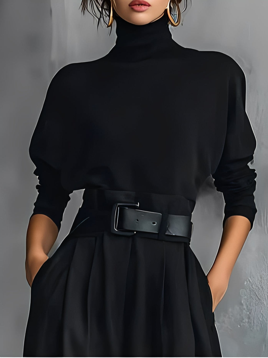 Mia – Poloshirt-Hals Gerade-Bein Jumpsuit