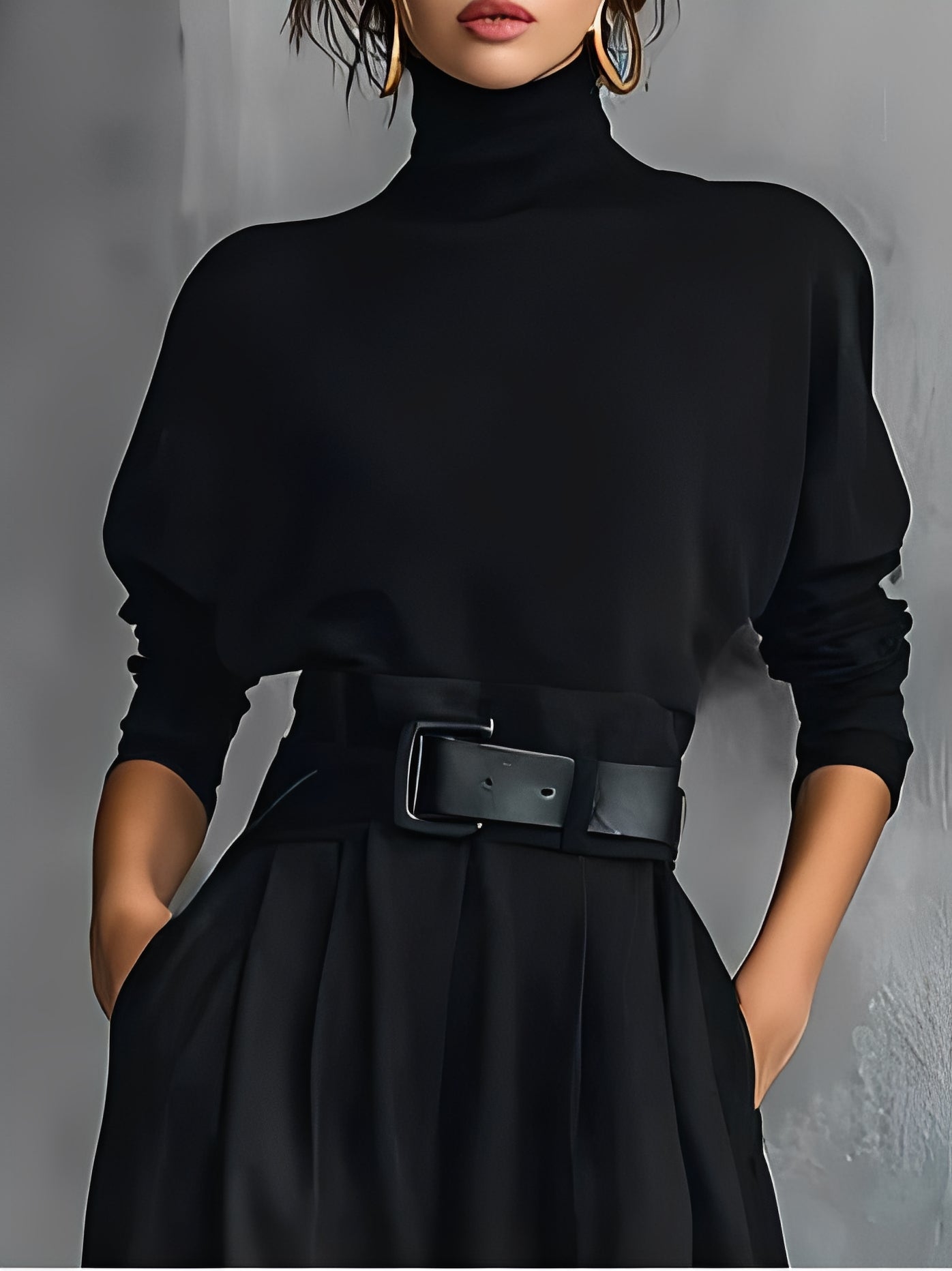 Mia – Poloshirt-Hals Gerade-Bein Jumpsuit