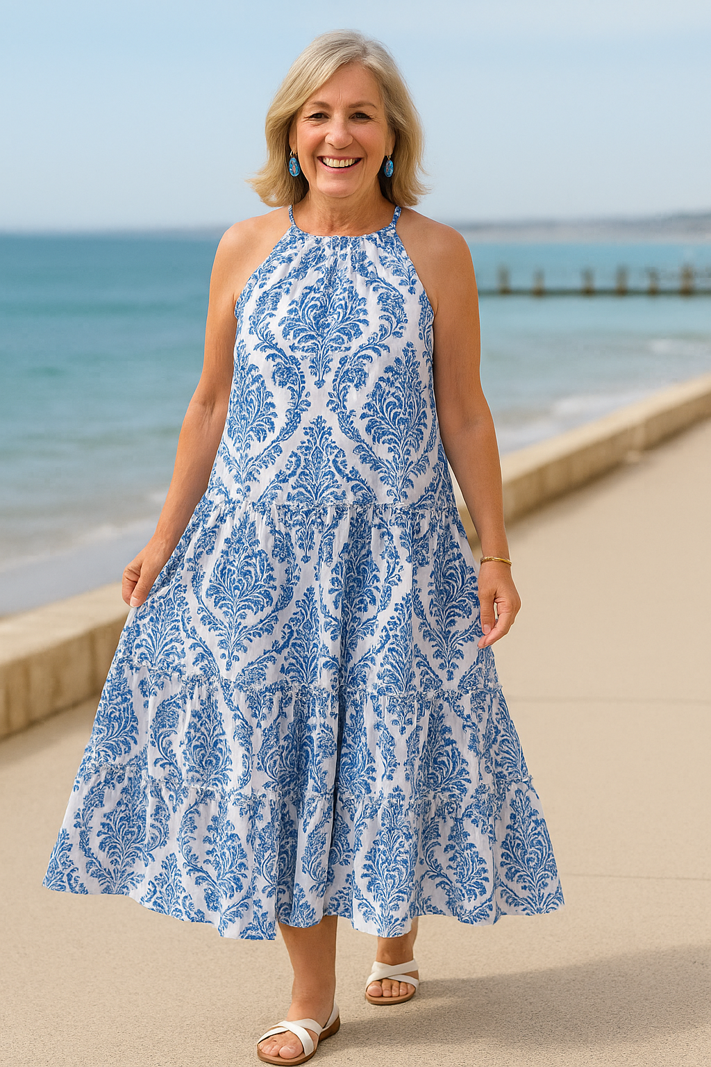 Tahlia | Kleid mit Küstenbrise