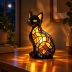 Stralende Kat om Middernacht