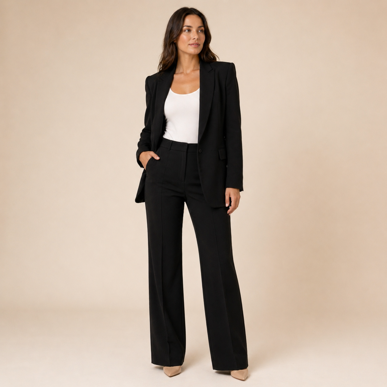 Vanessa™ | Elegantes Anzugset mit ausgestellten Hosen