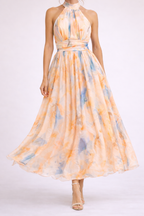 CAMILLE - Halterkleid Aquarell