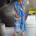 Dianna | Atemberaubendes V-Ausschnitt Kleid