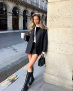 Irene | Vintage-Oversize-Mantel mit Taschen