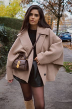 Irene | Vintage-Oversize-Mantel mit Taschen