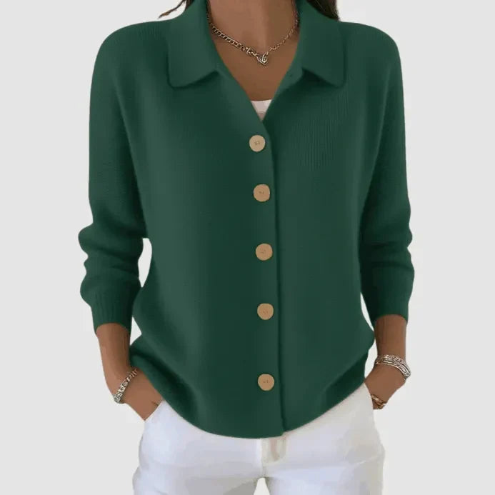 Riah™ Knopf-Oben Strick-Cardigan
