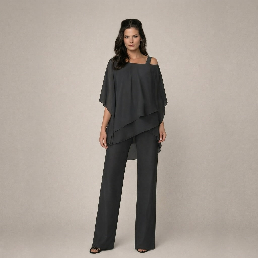Clara | Elegantes Set mit Lagenbluse