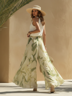 Tali – Elegantes florales Zweiteiler-Set