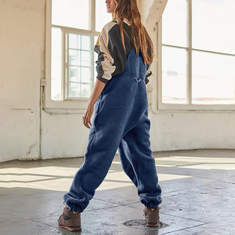 Lanamarie | Verstellbarer Cord-Fleece-Jumpsuit