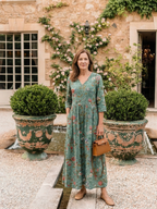 MARINA | BLUMEN MAXIKLEID