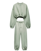 Merel | Zweiteiliges Crop-Top-Set
