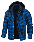 Tommaso | Karierte Jacke mit Zip-Verschluss