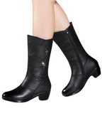 Eloise | Hohe Stiefel mit Zip-Verschluss