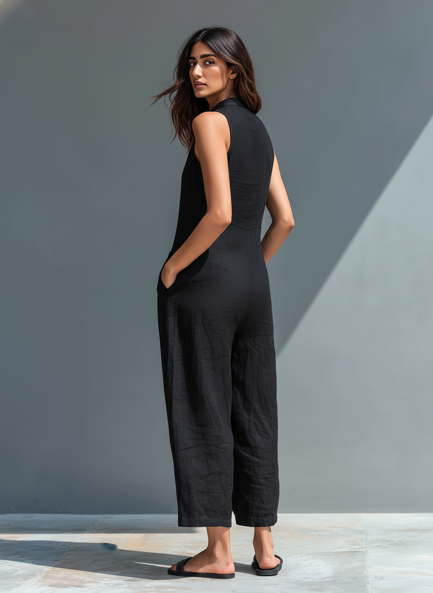 Lucinda | Eleganter ärmelloser Jumpsuit