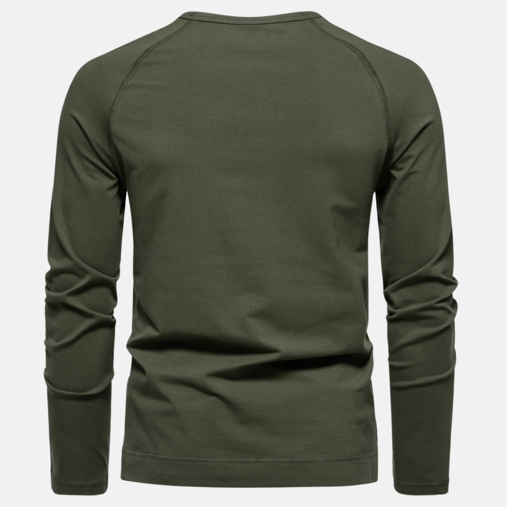 Joshua | Rundhals-Langarmshirt
