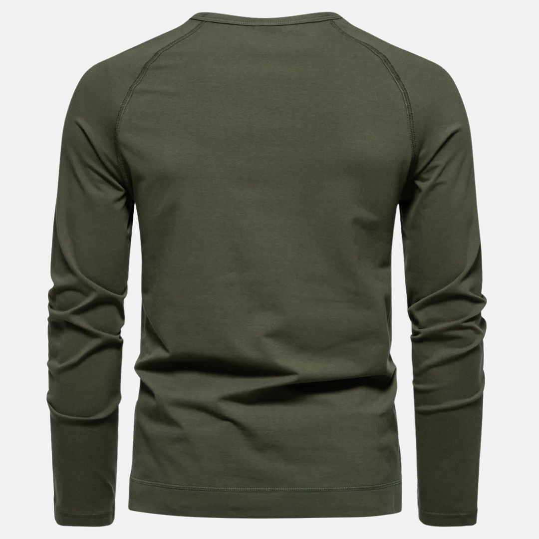Joshua | Rundhals-Langarmshirt