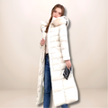 Deborah | Langer Warmer Wintermantel mit Fellkapuze