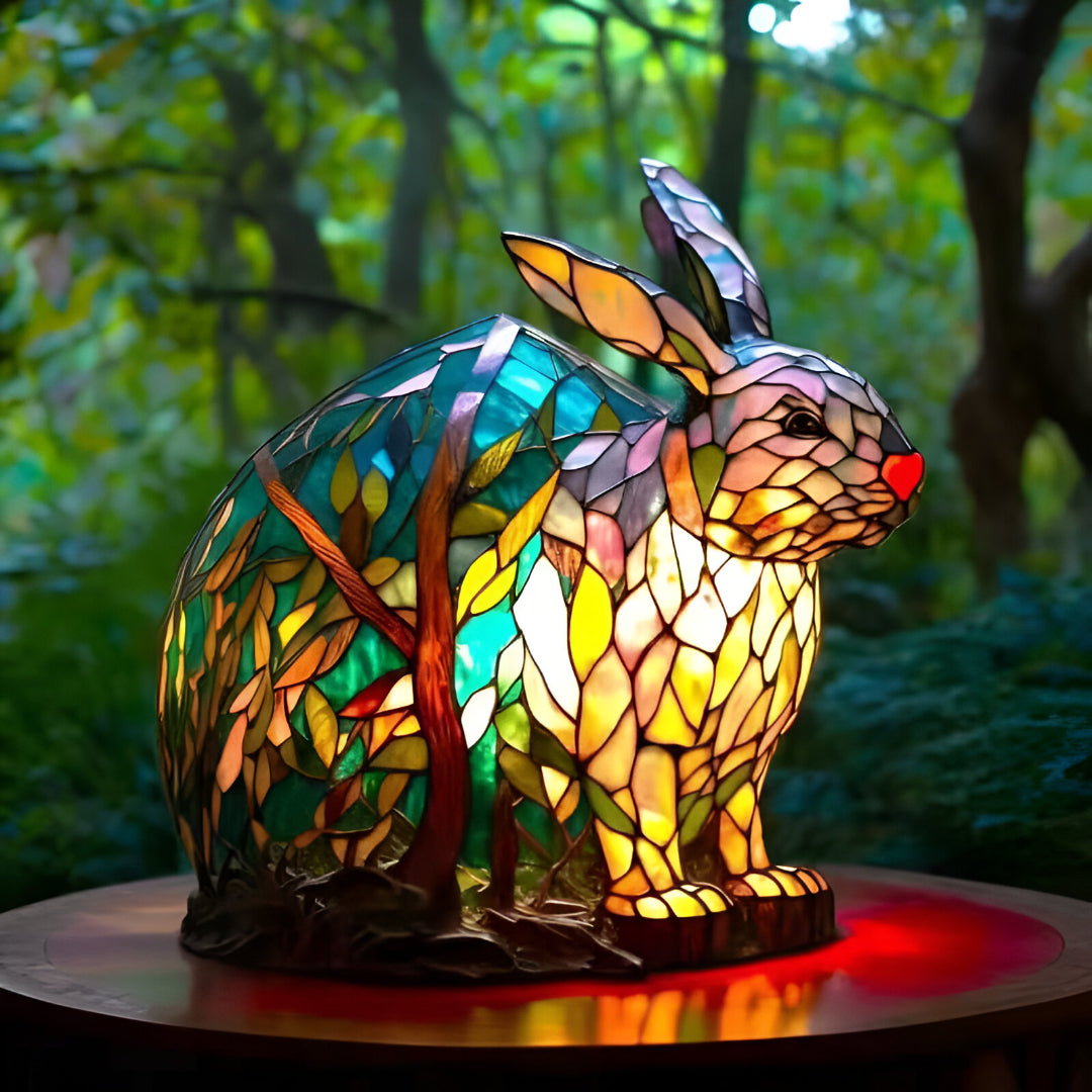 Noppie – Kleurrijke Konijnenlamp
