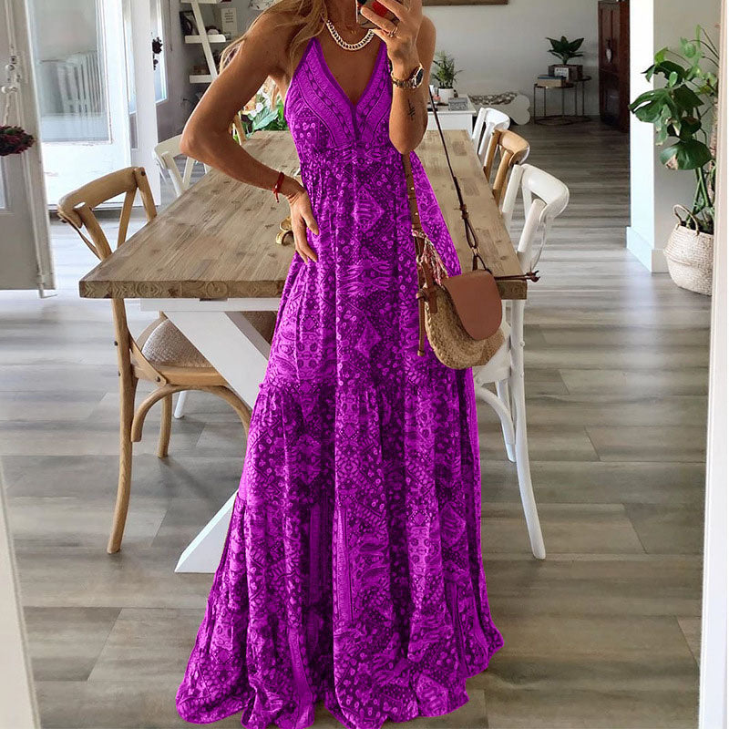 Weren | V-Ausschnitt Maxikleid