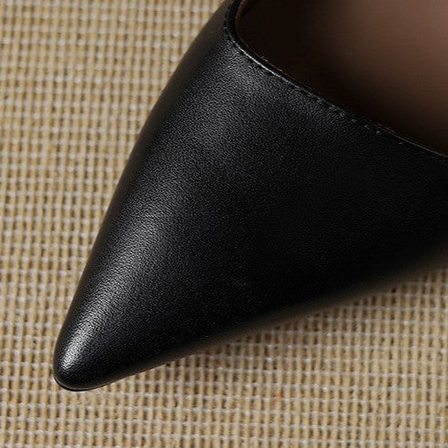 Orlisse Leder Kitten Heel Pumps