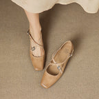 Marvane Leder Kitten Heels