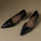 Orlisse Leder Kitten Heel Pumps