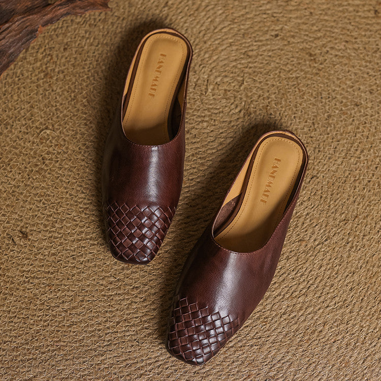 Viola Echtes Leder Mules