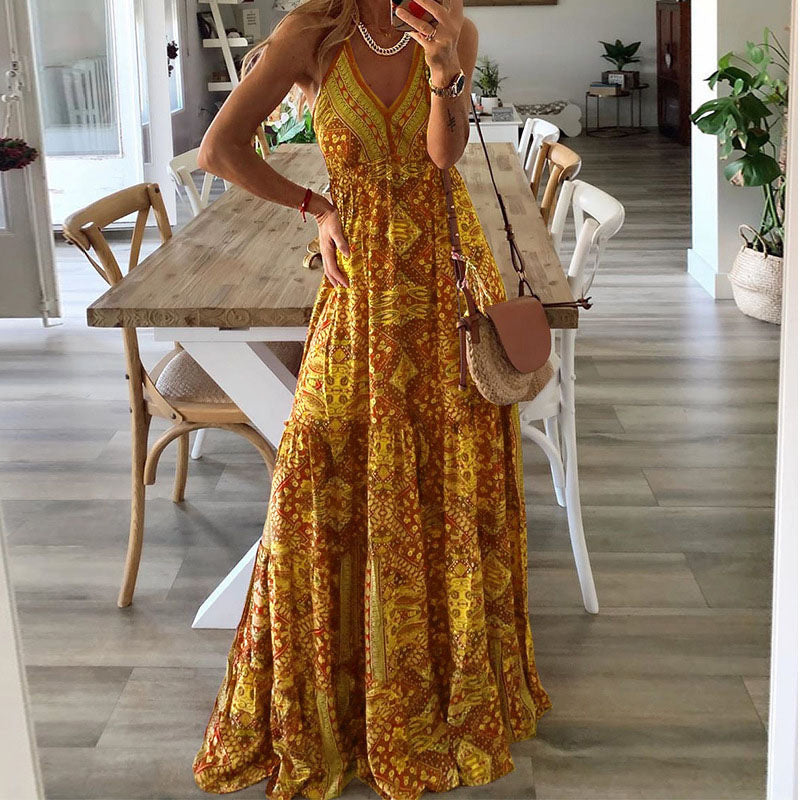 Weren | V-Ausschnitt Maxikleid