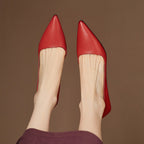 Orlisse Leder Kitten Heel Pumps