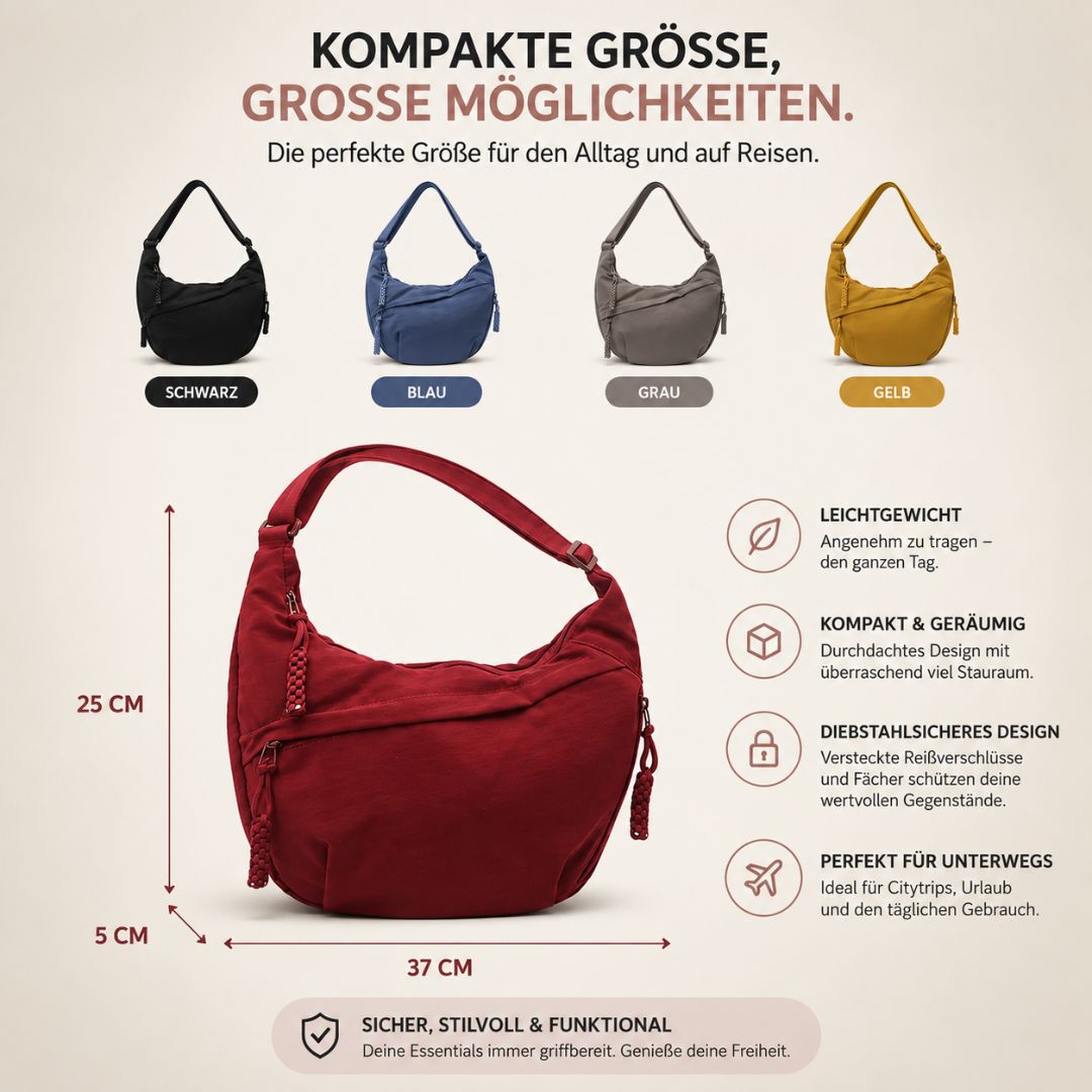 Luna | Elegante Halbmond-Schultertasche