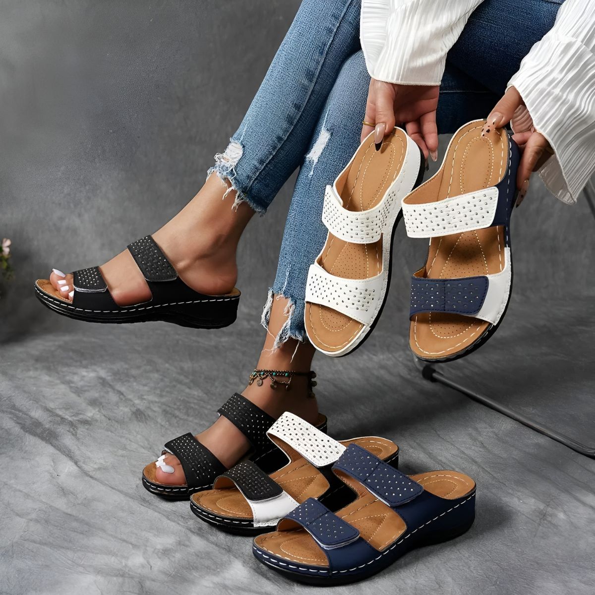 Aurelia | Elegante Orthopädische Sandalen