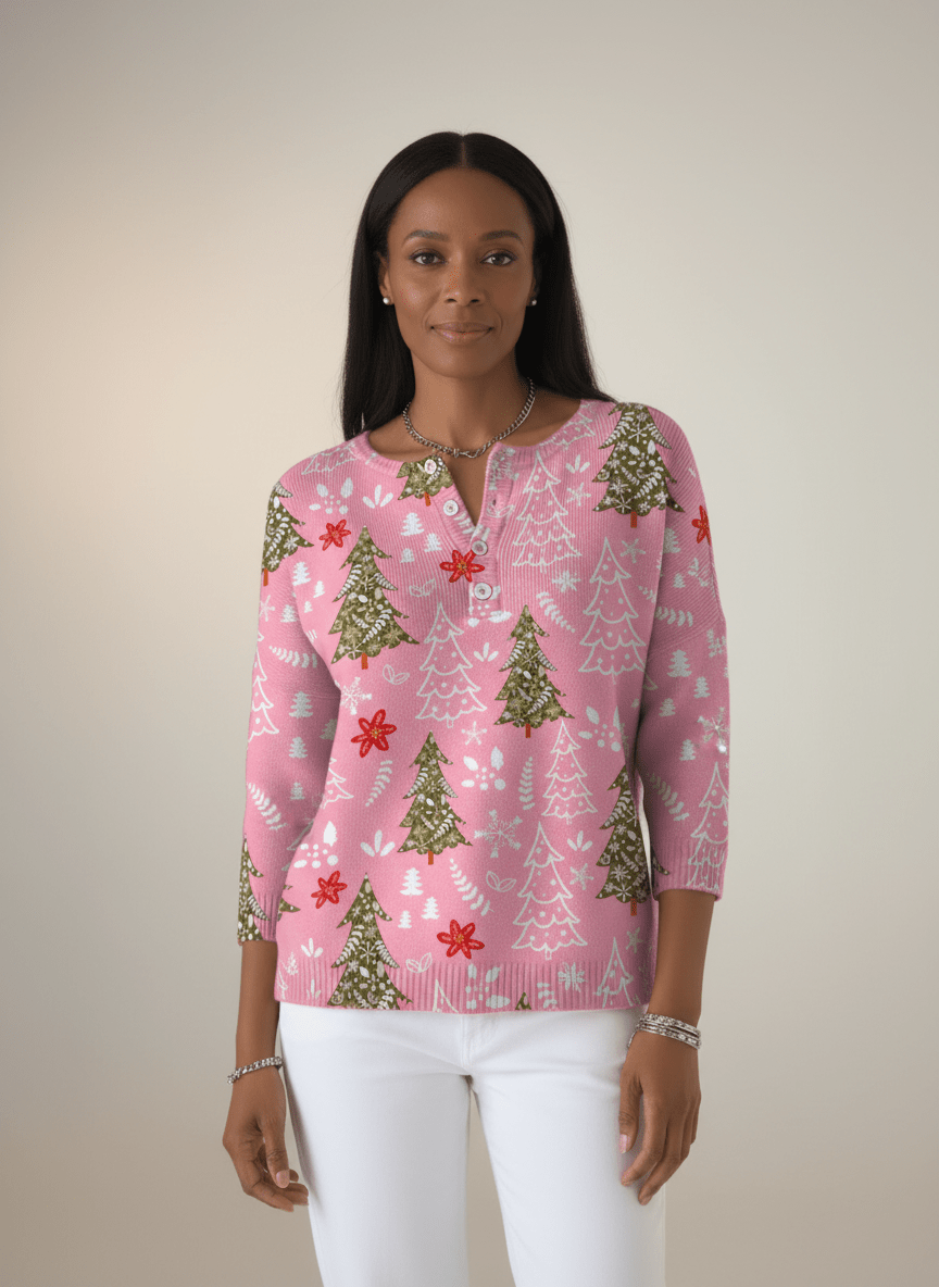 Rosanna | Henley Weihnachts-Pullover