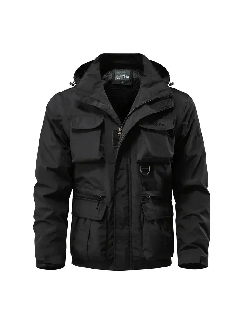 Evra | 2-in-1 Windjacke mit integrierten Handwärmern