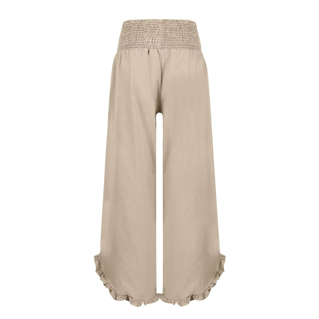 Tavina | Baumwoll-Leinen Leichte Hose