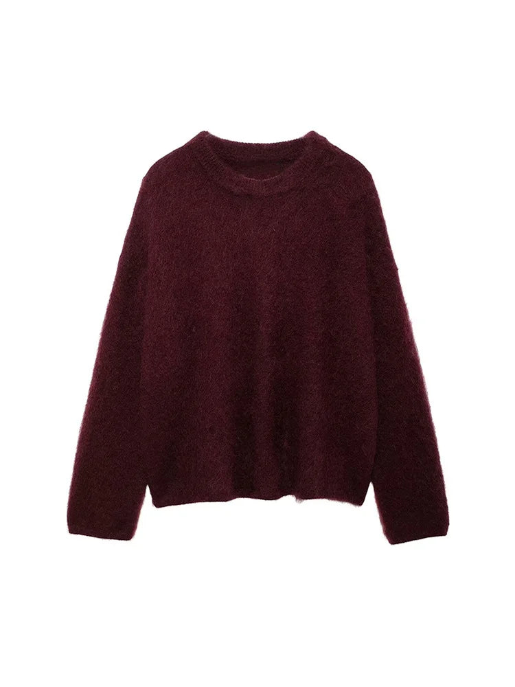 Tess | Burgundy Sweater