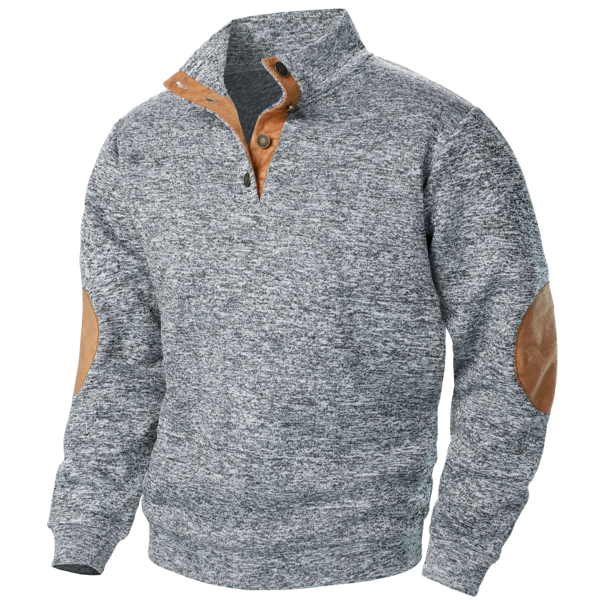 Martin | Henley-Pullover mit Stehkragen