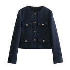 Sara | Elegante Jacke mit Goldknöpfen