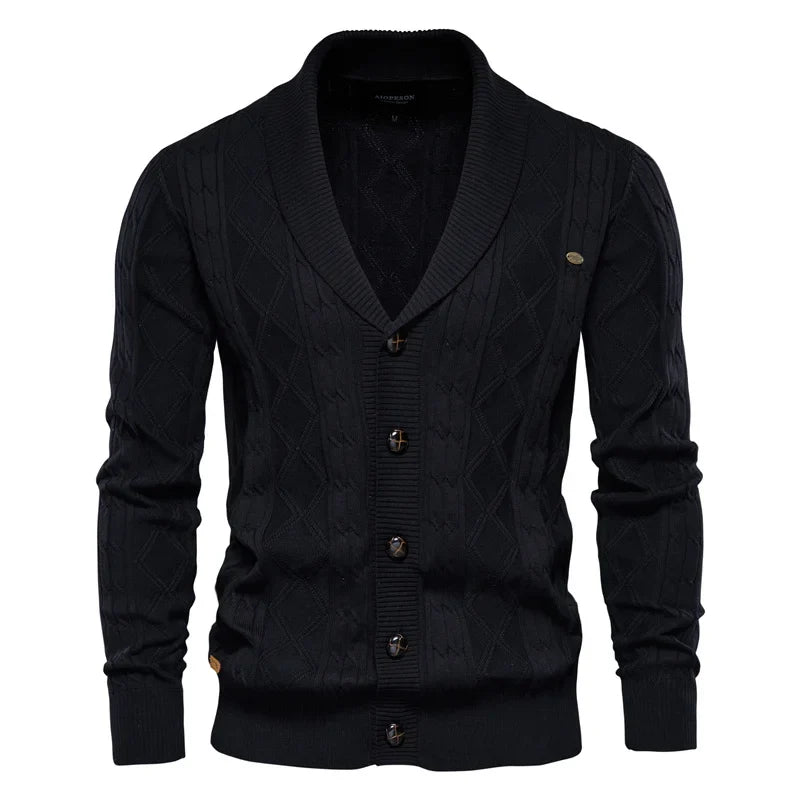 Waldemar | Herren Cardigan mit Knopfleiste