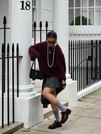 Tess | Burgundy Sweater